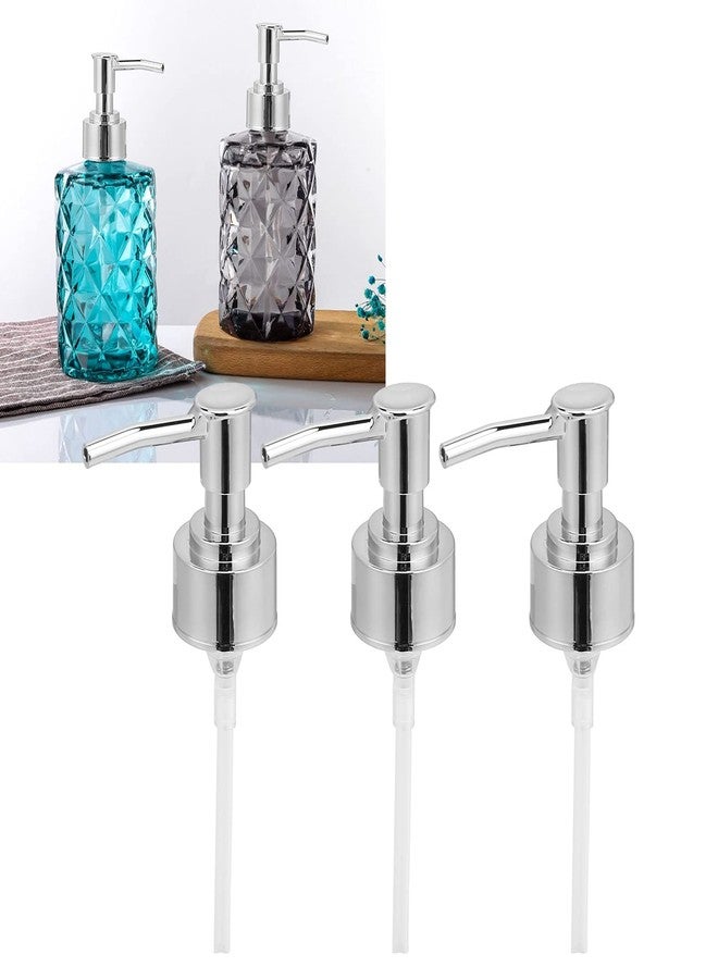 Generic Conditioner Bottle Pump, Dispensing Pump Convenient 360 Degree Rotate Exquisite for Bathroom for Home for Hand for Shower Gel(Silver)' - Image 5