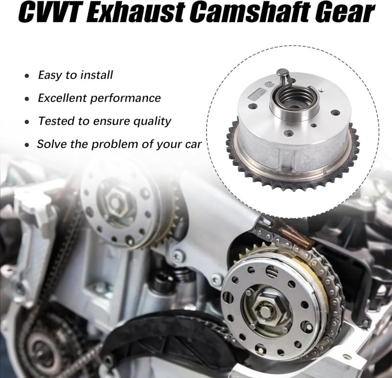 AUCERAMIC CVVT Exhaust Camshaft Sprocket Gear for Hyundai and Kia Vehicles - Image 5