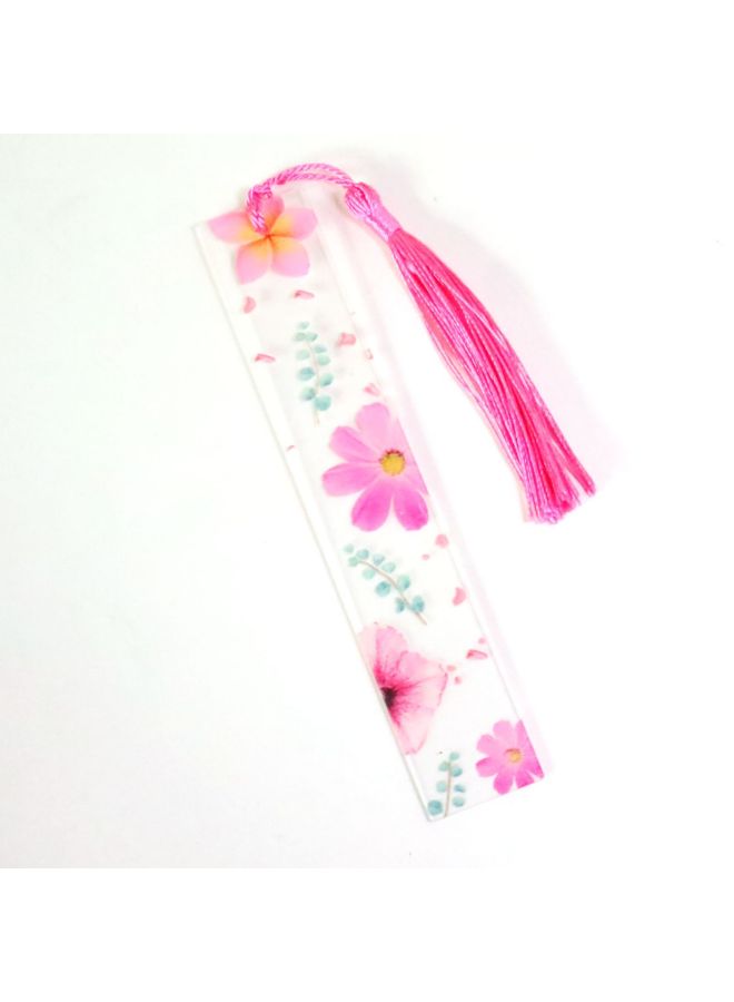 PLUS ONE Transparent Acrylic Bookmark Flower Bookmark Student School Supplies Stationery Gift Creative Gift - Image 1