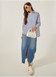 Oversized Striped Collared Shirt - pzsku/Z1597787AAFB7970BC884Z/45/_/1739732076/12fd2bd6-e41c-43f4-aa37-96b90b28c1c0