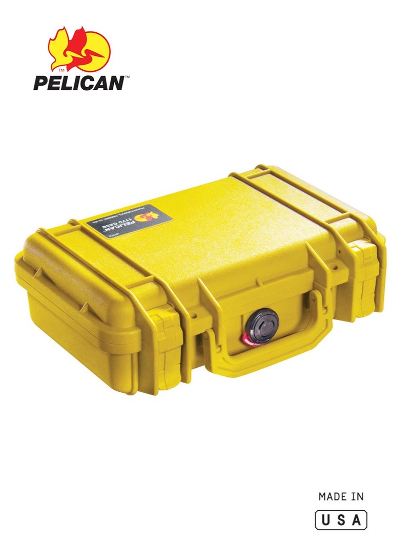 Pelican 1170 Protector Case with Foam, Yellow, IP67 Waterproof Hard Case - Image 2