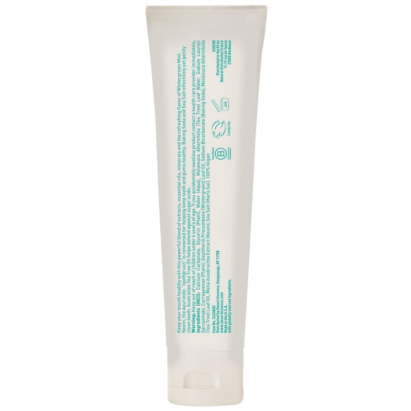 Desert Essence Natural Tea Tree Oil and Neem Toothpaste 176g 625 OZ - Image 3