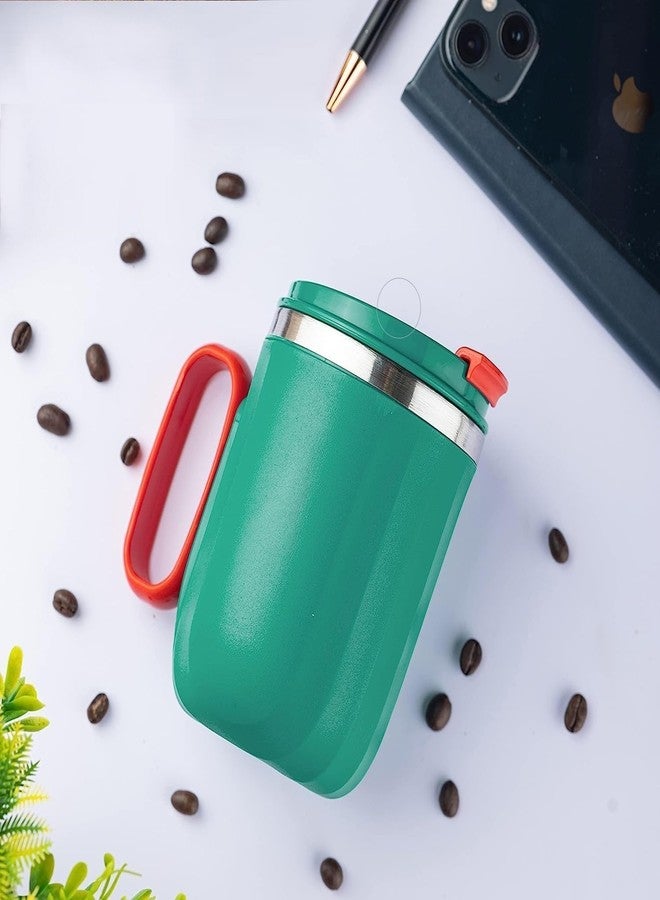 Sarjak 400ml Wall Inner Stainless Steel Panda Mug for Kids with Soft Silicone Straw and Handle, Pack of 1, (Multi Color) (Panda Ship Mug - Maruti) - Image 3