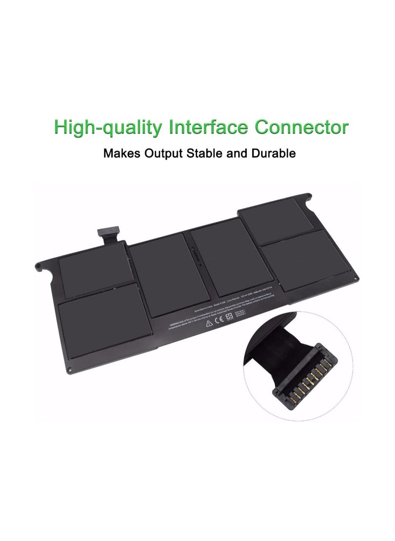 Generic 7.3V 4680mAh 35Wh Replacement Laptop Battery Compatible with A1406 and A1495 Batteries for 11 inch Laptop, Models A1465 (Mid 2012, 2013, Early 2014) and A1370 (2011, MC968LL - A).  - Image 5