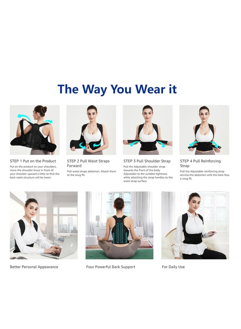 كول بيبي حزام الظهر لشد الخصر للنساء والرجال، حزام خصر قابل للتعديل يساعد على ممارسة التمارين الهوائية للبطن، مقاس M - Image 5