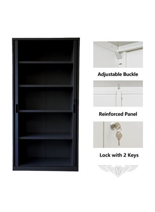 Mahmayi Victory Steel Japan Full Height Tambour Door Cabinet Black - pzsku/Z1597E34E5B1A253FDAD4Z/45/_/1696473564/301fc742-2f0a-42b1-98c3-9c162fc510d2
