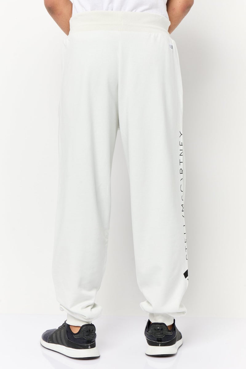 Adidas Adidas by Stella McCartney Men Sportswear Fit Outdoor Sweatpants, White  - Image 2