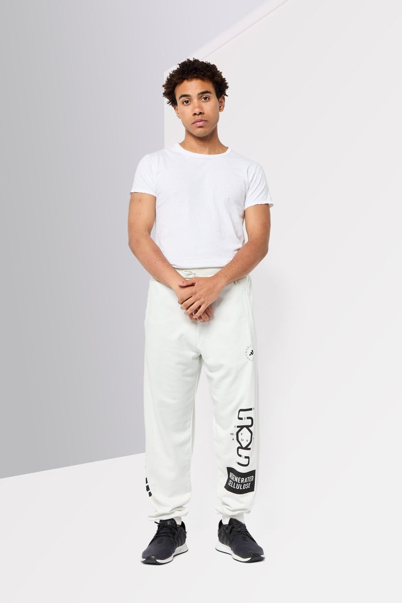 Adidas Adidas by Stella McCartney Men Sportswear Fit Outdoor Sweatpants, White  - Image 3