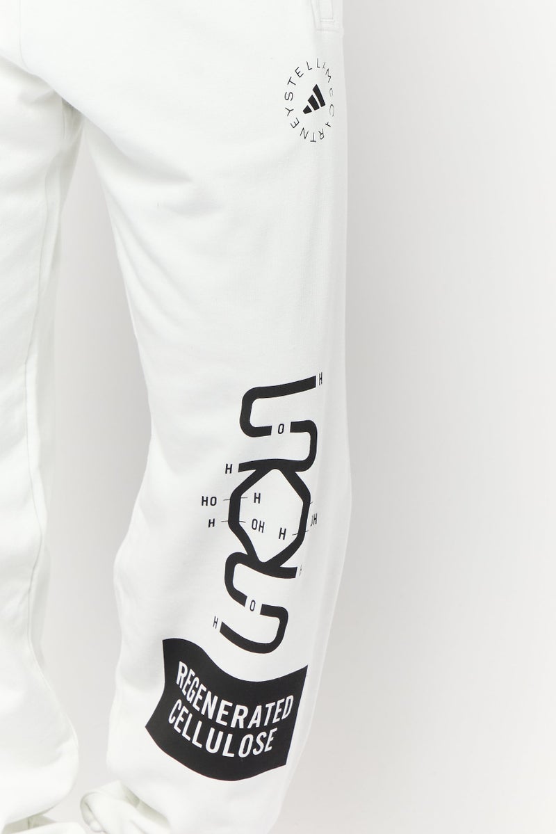 Adidas Adidas by Stella McCartney Men Sportswear Fit Outdoor Sweatpants, White  - Image 4