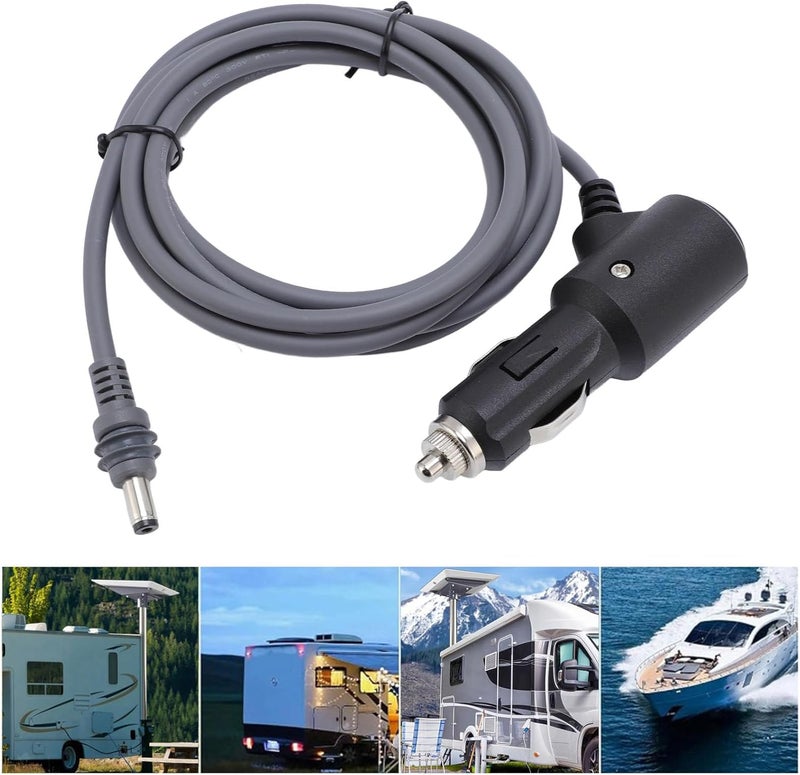 Cigar Lighter Plug to DC Power Cable for Dish, 18AWG Rainproof Cigarette Lighter Plug to 12-24V Car Power Cable for Dish (2m) - Image 5