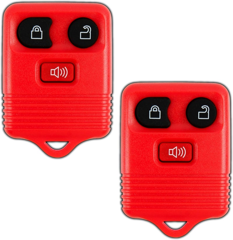KeylessOption 2 Red Replacement Key Fob Clicker - Image 1