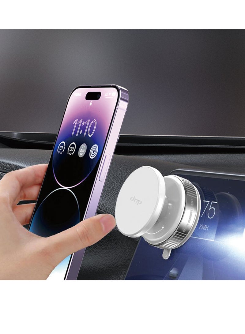Drip 360° Rotating Vacuum Suction Magnetic Car Phone Mount - Strong Hold & Full Rotation - Image 2