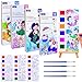 JUNQIU US JUNQIU 4Pack Paint with Water Books for Kids Watercolor Painting Coloring Books for Toddlers Arts and Crafts for Girls Gifts Stocking Stuffers For Kids - Image 3