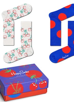 Happy Socks Happy Socks 2-Pack Cherries Socks Gift Set 