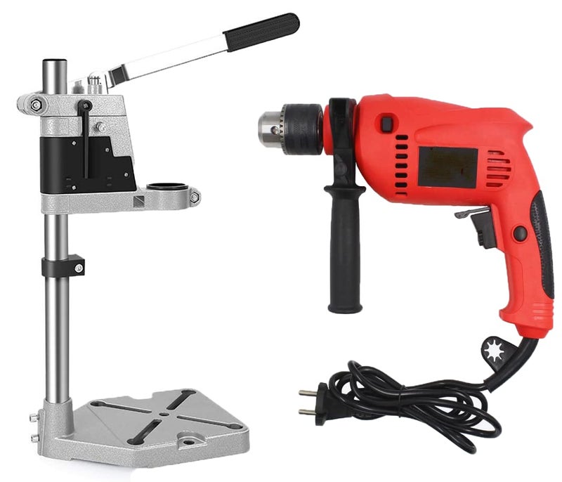 MLD Workstation 13 mm 650 watts Drill Machine With Stand Height 400mm Drill Press Rotary Tool Holder and Flex Shaft Tool Stand Multicolour - Image 1