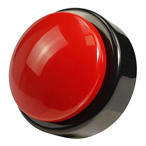 NESIGHTION Talking Clock,Extra Large Talking Alarm Clock for Blind,Talking Clock for Blind Elderly,Announcing Time,Date and Week of Day,Perfect for Visually Lmpaired and Elderly (Red+Black) - Image 1