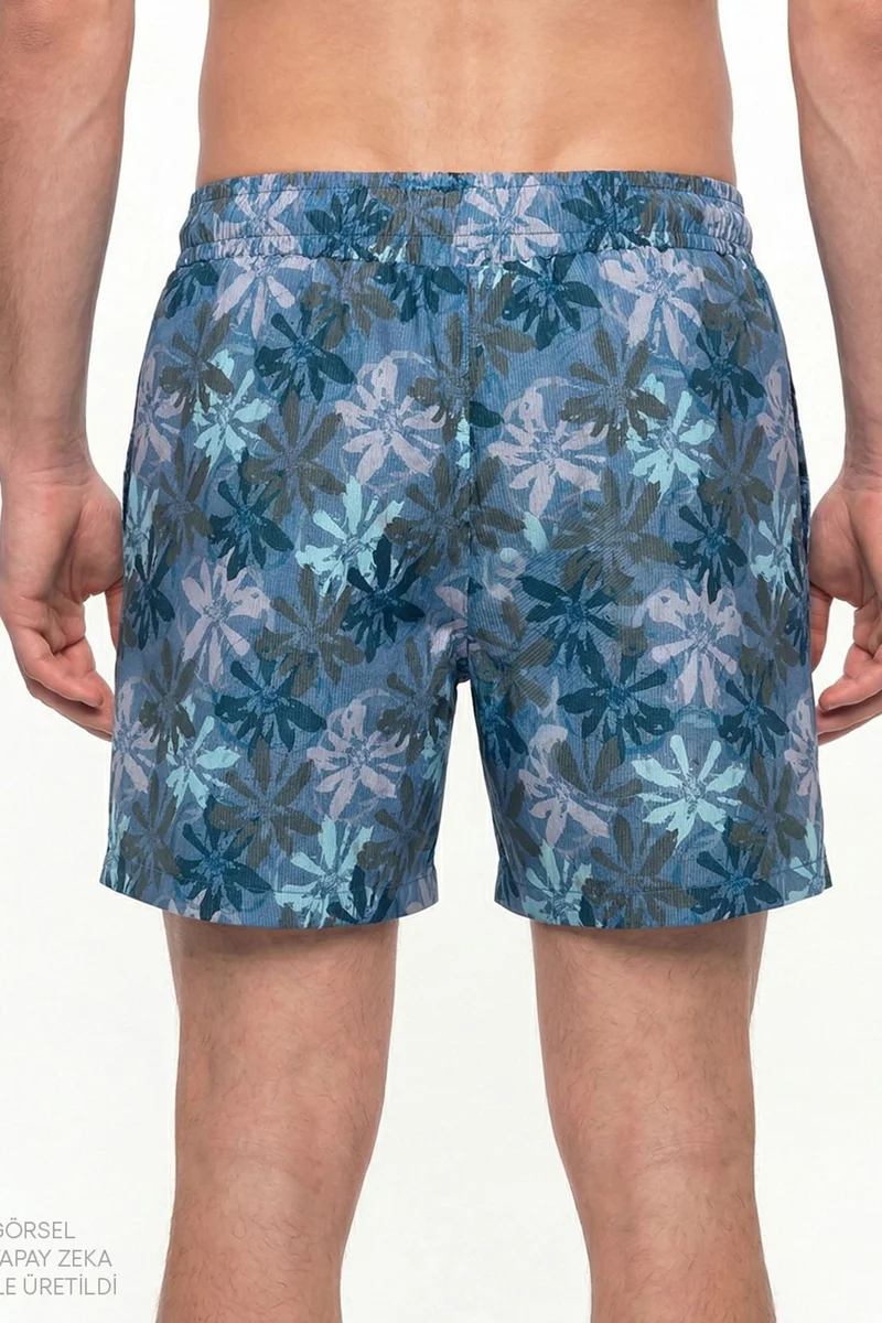 بنتي PENTI Men's Calm Floral Sea Shorts