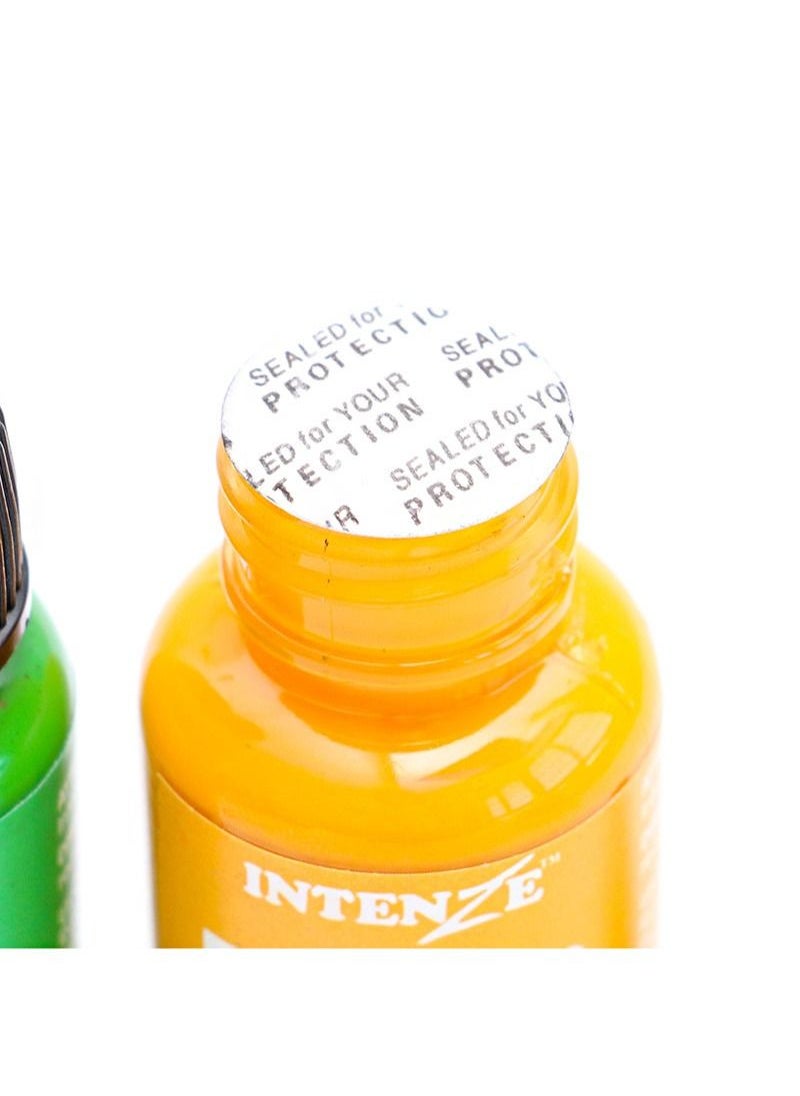 Intenze - Tattoo Pigments, Professional Tattoo Inks, Skin Safe Permanent Tattoos, Vegan (Black 29.6ml) - Image 1