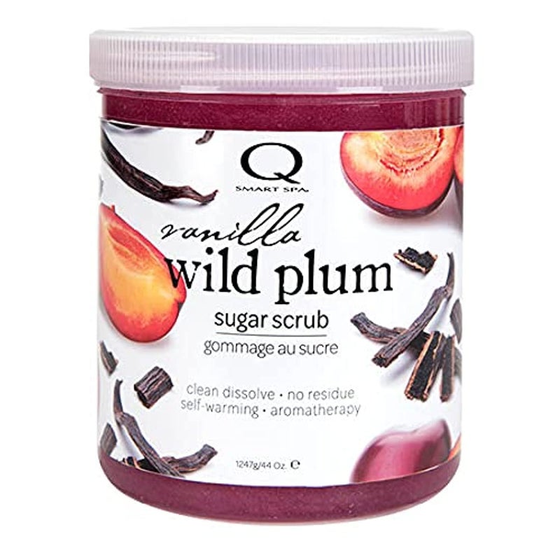 Qtica Smart Spa Sugar Scrub Vanilla Wild Plum 44oz - Image 1