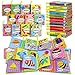OKOOKO 12PCS Soft Baby Books Soft Cloth Books Bath Toys Crinkle Washable NonToxic Early Education Preschool Learning Toy for Newborns Babies Infants Toddlers Kids - Image 2