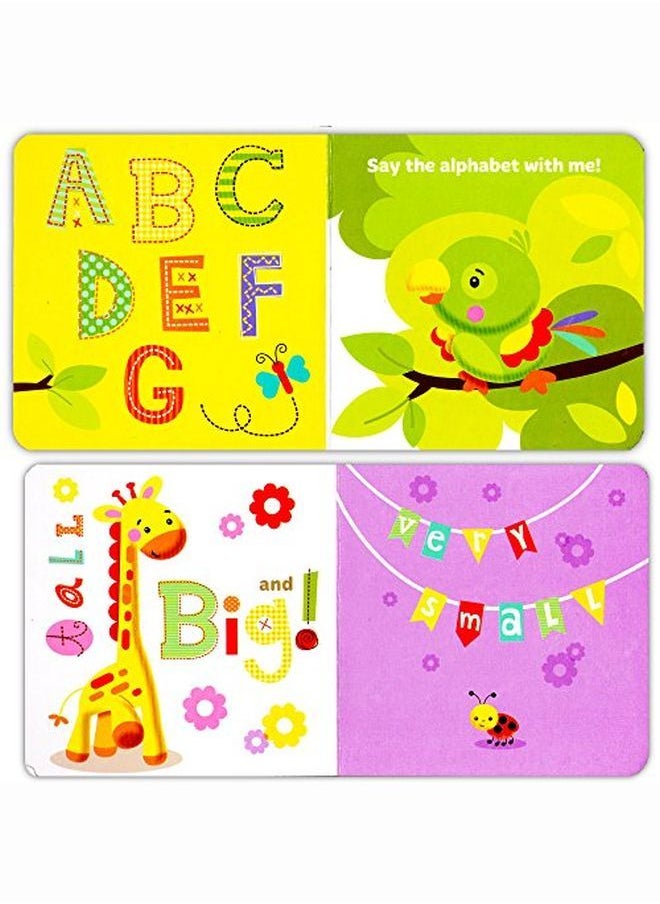 Fisher-Price &quot;مجموعة كتبي الأولى المكونة من 4 كتب للأطفال الصغار (كتاب الأبجدية، كتاب الألوان، كتاب الأرقام، كتاب الأضداد)&quot;  - Image 2
