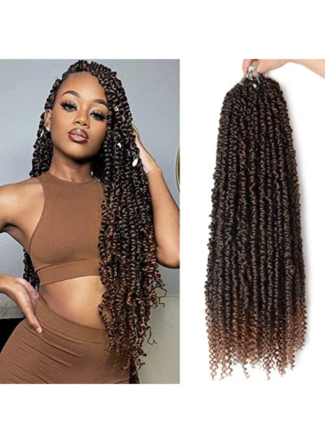 NAYOO Passion Twist Hair 8 Packs 24 Inch Passion Twist Crochet Hair For Black Women Crochet Pretwisted Curly Hair Passion Twists Synthetic Braiding Hair Extensions24 Inch 8 Packs T30 - Image 1