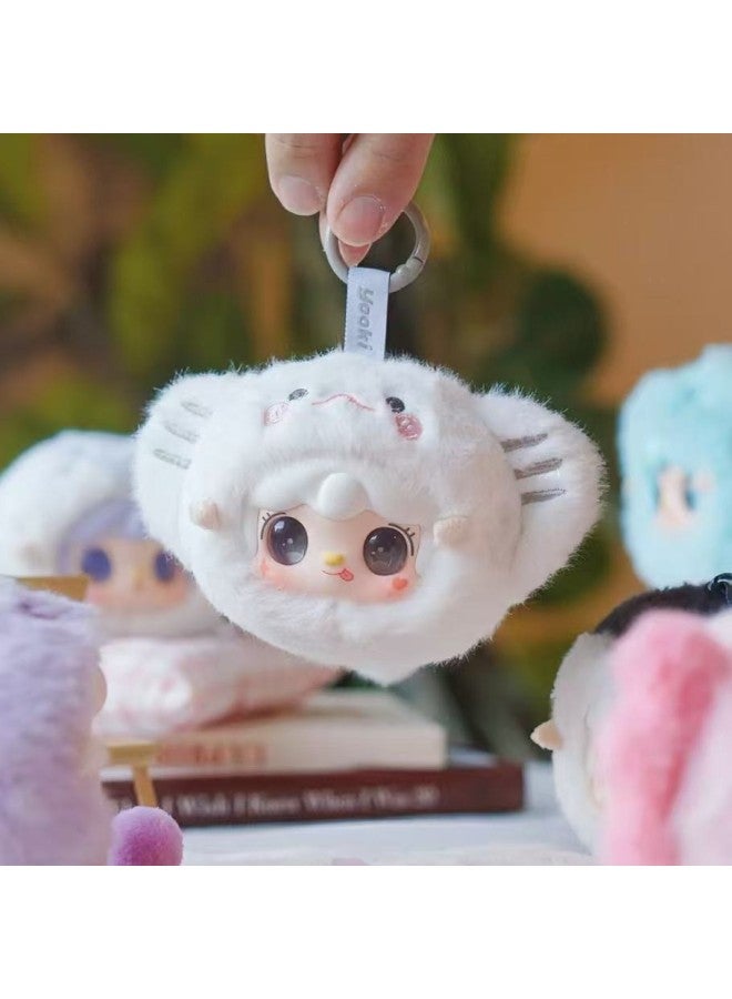 Yooki Six Generation Mini Ocean Baby Plush Blind Box Trendy Play Hand Ornaments Birthday Gift Cute Doll-Color:Single Price (please Take 8 Pieces For End Boxes)
