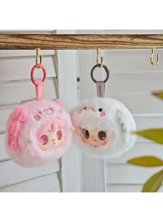 Yooki Six Generation Mini Ocean Baby Plush Blind Box Trendy Play Hand Ornaments Birthday Gift Cute Doll-Color:Single Price (please Take 8 Pieces For End Boxes)