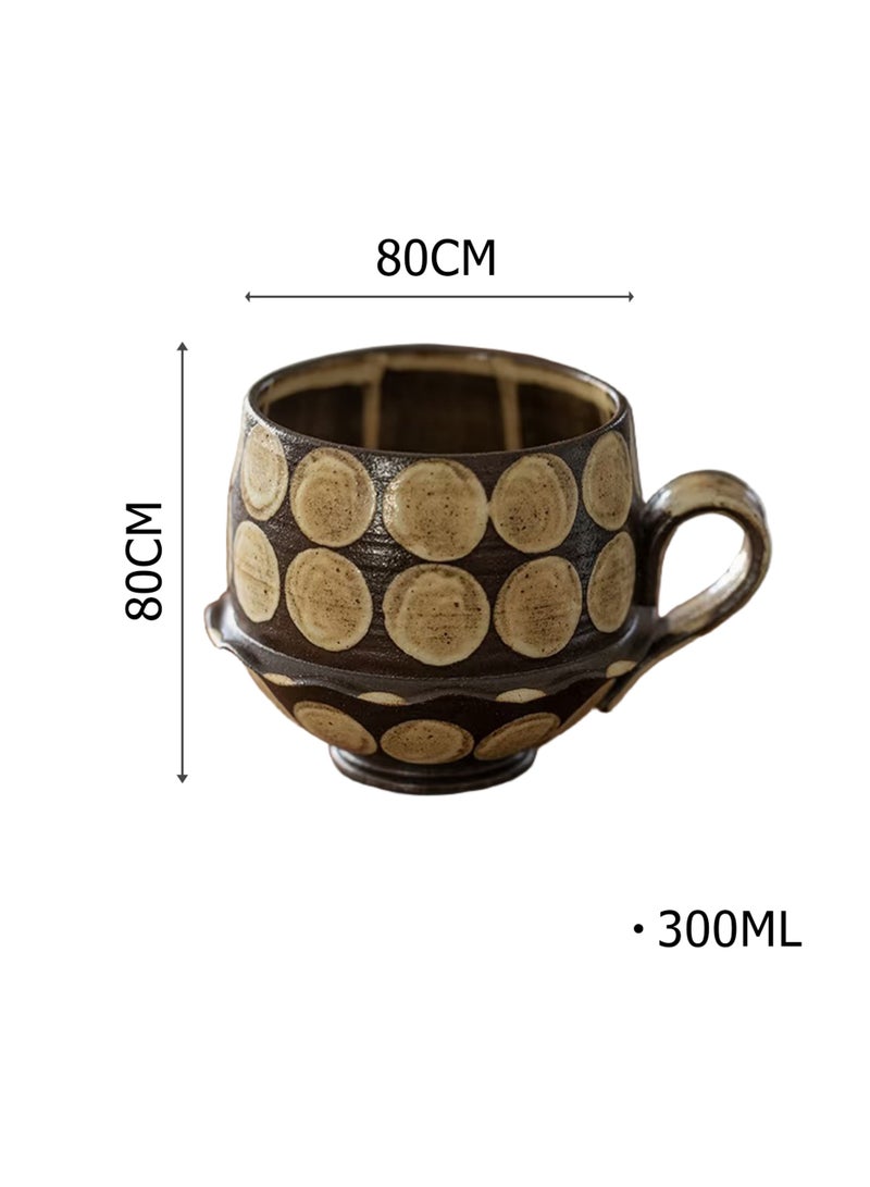 YIXUAN 300ML Coffee Cup, Tea Cup, Artisan Handmade Ceramic Coffee Cup - Image 3