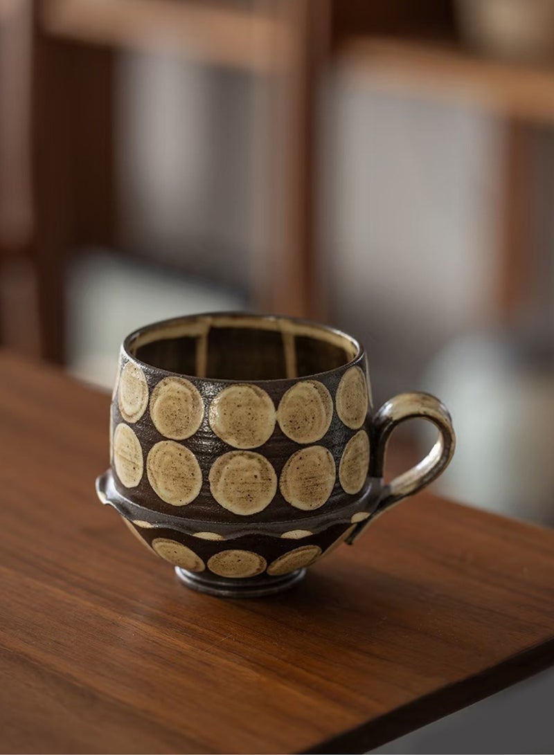 YIXUAN 300ML Coffee Cup, Tea Cup, Artisan Handmade Ceramic Coffee Cup - Image 1