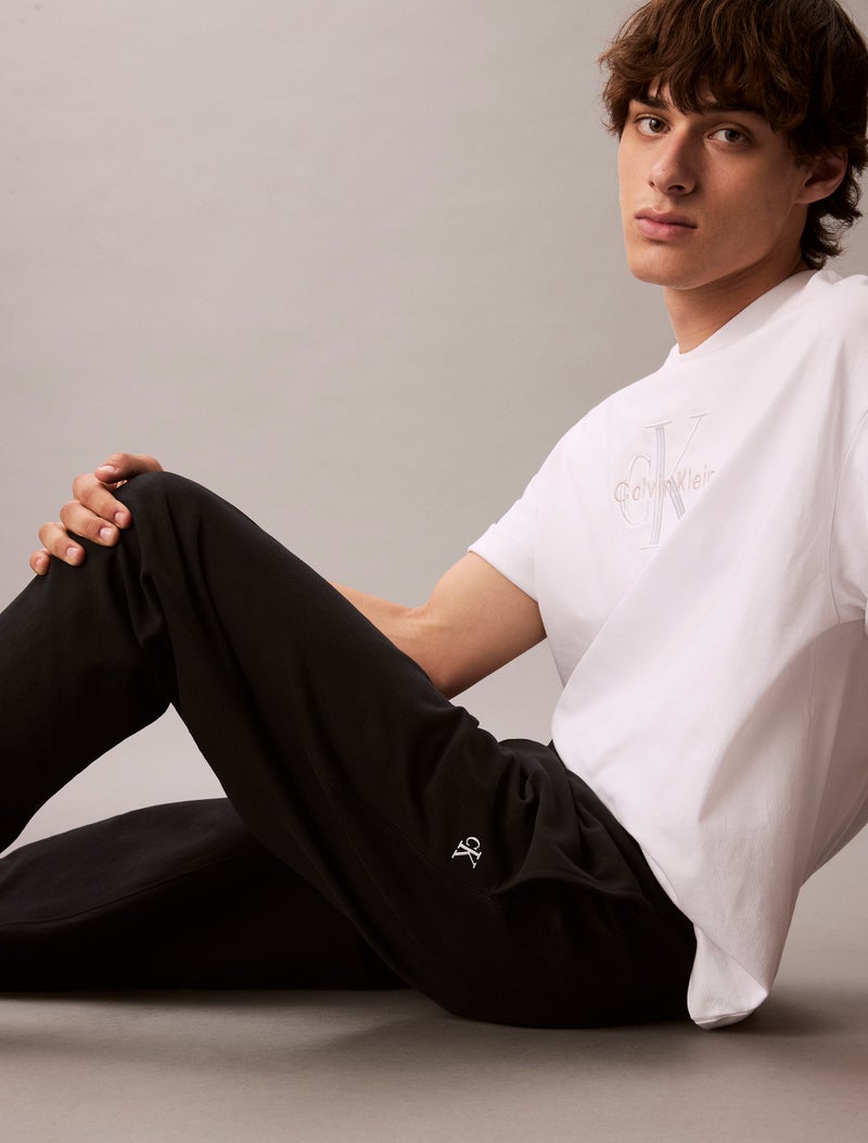 Calvin Klein Jeans Cotton Terry Monogram Joggers - Image 5