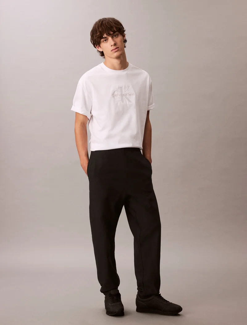 Calvin Klein Jeans Cotton Terry Monogram Joggers