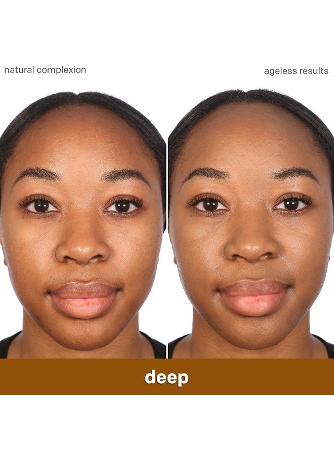 Almay Anti-Aging Foundation, Smart Shade Face Makeup with Hyaluronic Acid, Niacinamide, Vitamin C & E, Hypoallergenic-Fragrance Free, 800 Deep, 1 Fl Oz (Pack of 1) - Image 5
