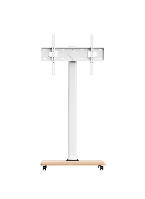 Rolling TV Floor Stand for 26 to 70 inch TVs with 1-Shelf Storage Base,Portable Mobile Cart with Wheels, with Swivel Mount,Corner Universal Stands for Bedroom, Outdoor