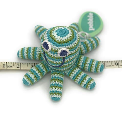 Pebble Green Octopus Rattle, 1 EA - Image 3