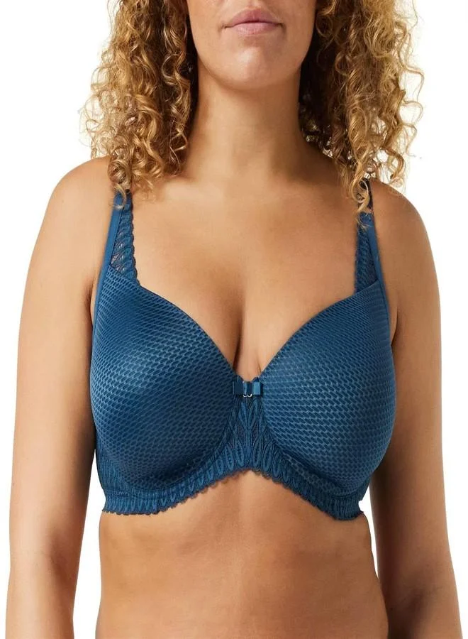 ترايامف Triumph Aura Spotlight WHP Wired Fixed Strap Lightly Padded Womens Beginners Bra (Blue, 36D)