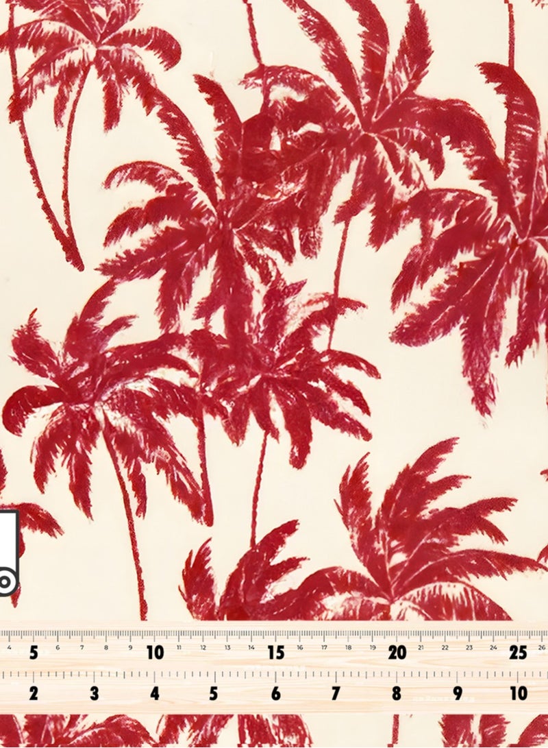 فيلاتو Ù‚Ù…Ø§Ø´ Ø­Ø±ÙŠØ± Ø§Ù„Ù„ÙŠÙ„ Ø¹Ø±Ø§Ù…Ù†ÙŠ Ø¨Ø§Ù„ÙŠØ§Ø±Ø¯Ø© Ø£Ø­Ù…Ø± Ø¨ÙŠØ¬ Ø£Ø´Ø¬Ø§Ø± Ø§Ù„Ù†Ø®ÙŠÙ„ Ø¬Ù„Ø§Ø¨ÙŠØ© Ù…Ø®ÙˆÙŠØ± Ø®ÙŠØ§Ø·Ø© 58 Ø¨ÙˆØµØ© Ø¹Ø±Ø¶ - Image 4