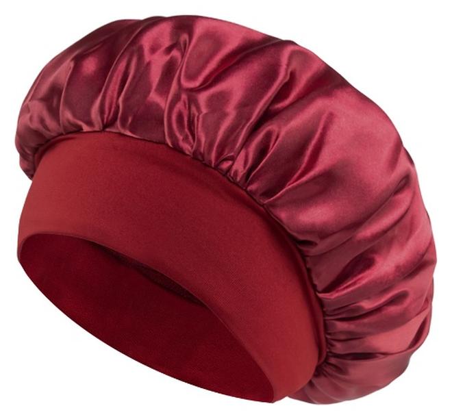 Satin Hair Bonnet, for Sleeping - Satin Cap - Multicolor - Image 1