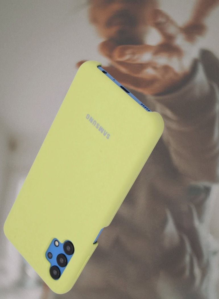 تشويس جراب واقٍ من السيليكون لهاتف Samsung Galaxy A32 5G غطاء نحيف أنيق مع بطانة داخلية من الألياف الدقيقة - Image 2