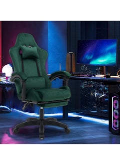 ACPLAY Ergonomic Gaming Chair with Footrest, High-Back Design, Adjustable Recline, Breathable & Comfortable Fabric, Lumbar Support, Large Size for Adults  - Image 2