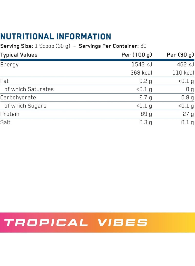 Applied Nutrition Beef XP Clear Protein Isolate - Tropical Vibes - (1.8 KG) - Image 2