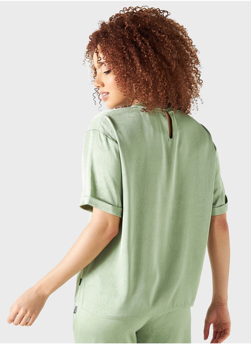SP Characters - Crew Neck Graphic T-Shirt - Image 1