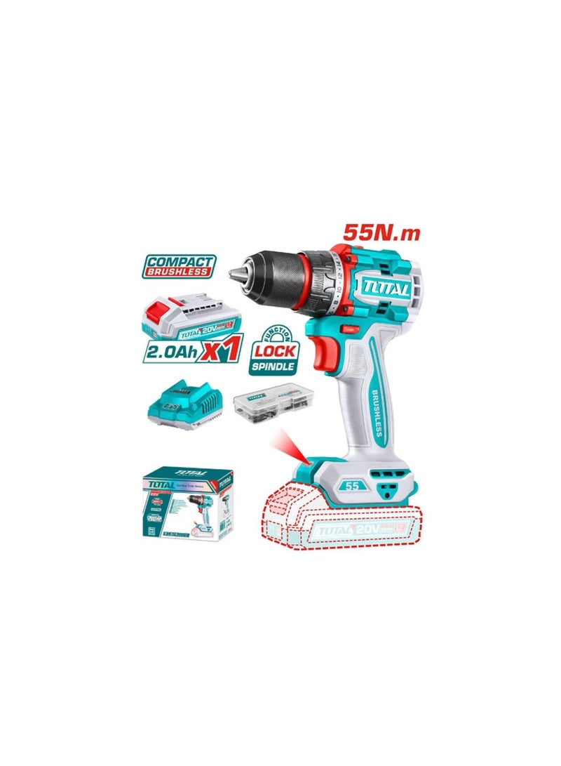 توتال شنيور 20 فولت + بطارية + شاحن