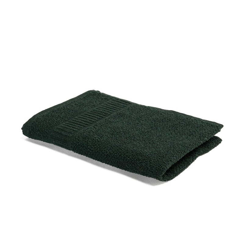 Comforic Quality Cotton Hand TowelNapkin Set for Hands Face Wash Bain Kitchen 500 GSM 35 cms x 515 cms Dark Coloured Lightweight QuickDrying Set of 5 Dark Green - Image 1