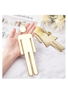 TRENDI LAND ZON ACRYLIC Toilet Signs Self Adhesive for Ladies and Gentlemen  - Image 3