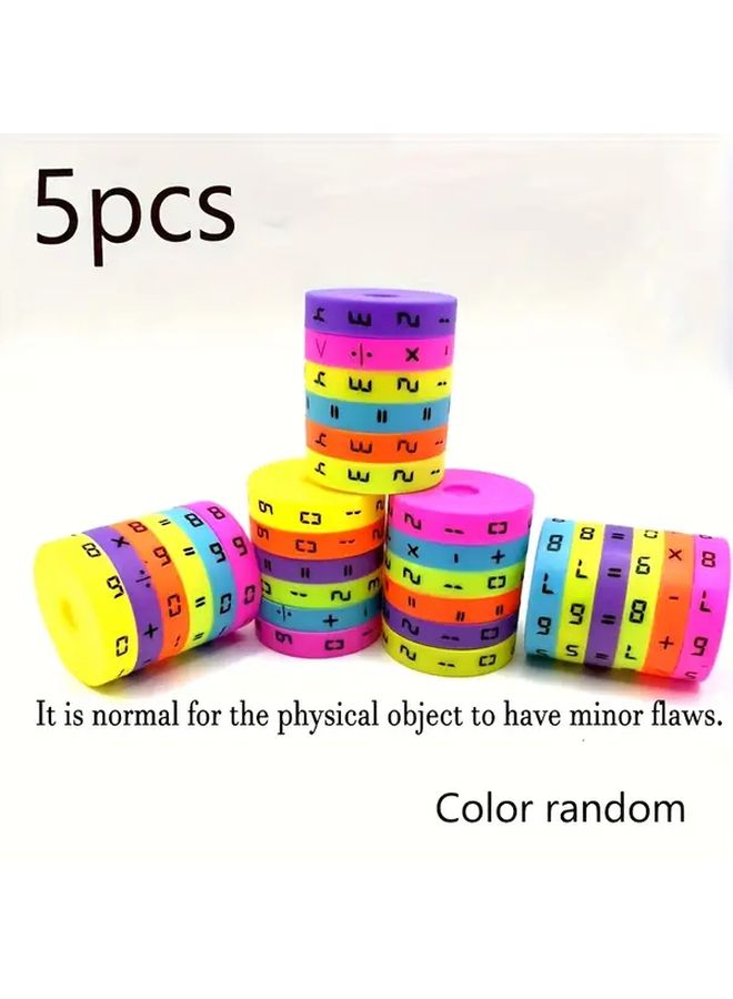 Five Creative Rotating Digital Puzzle Toys Math Games Addition Subtraction Multiplication Division - Image 1