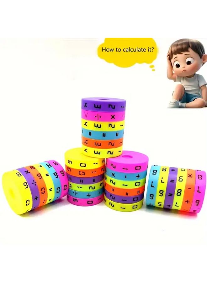 Five Creative Rotating Digital Puzzle Toys Math Games Addition Subtraction Multiplication Division - Image 2