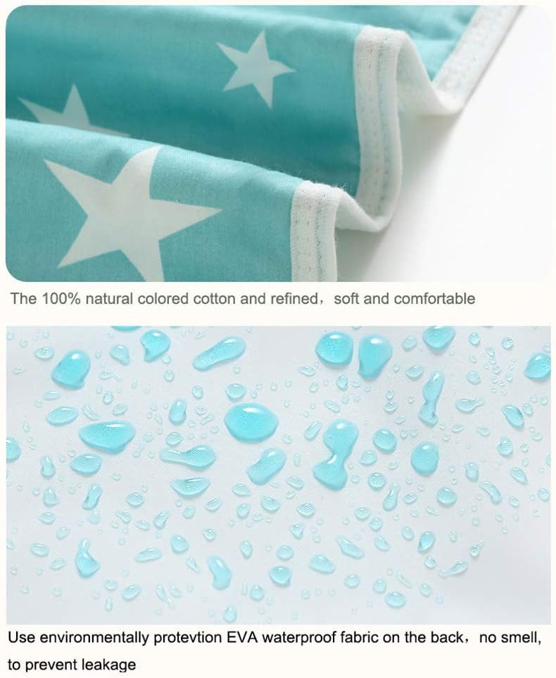 Crib Pad Fits Standard Crib and Playard Mattresses Soft Infant Bed Mat with Breathable for Leakproof Comfort - Image 3
