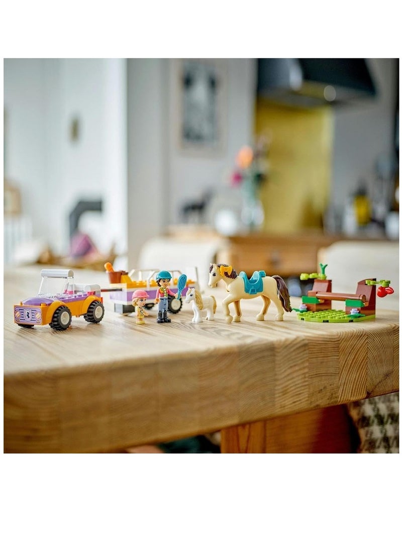 Lego Friends Horse And Pony Trailer 42634 Building Blocks Toy Car Set; (105 Pieces) - Image 5
