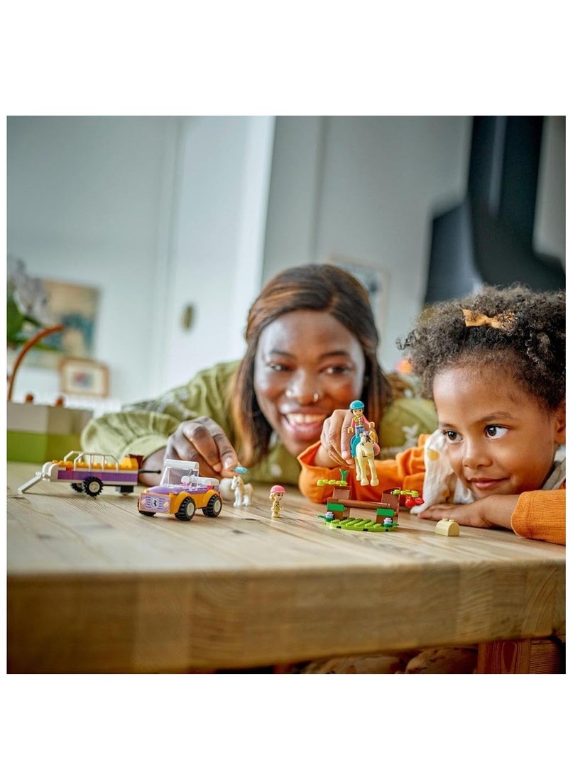 Lego Friends Horse And Pony Trailer 42634 Building Blocks Toy Car Set; (105 Pieces) - Image 3